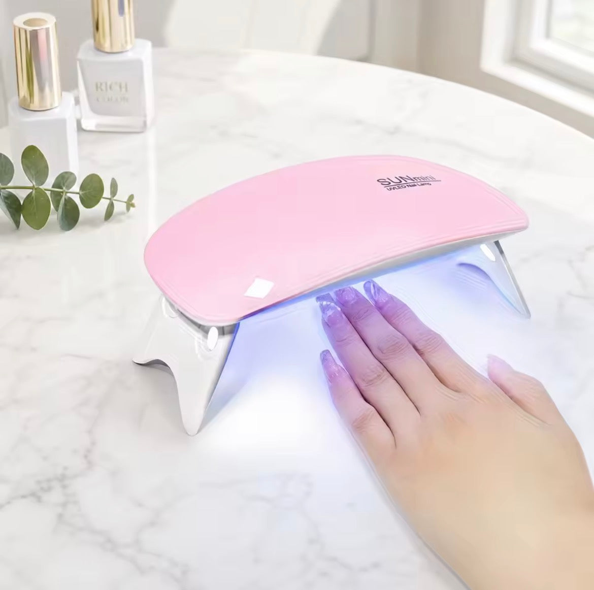 Mini USB UV/LED Nail Lamp – Portable Folding Gel Polish Dryer