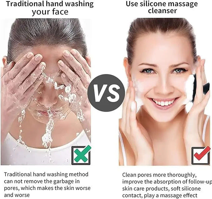 Face Scrubber Exfoliating Brush – Deep Cleansing & Smooth Skin Tool