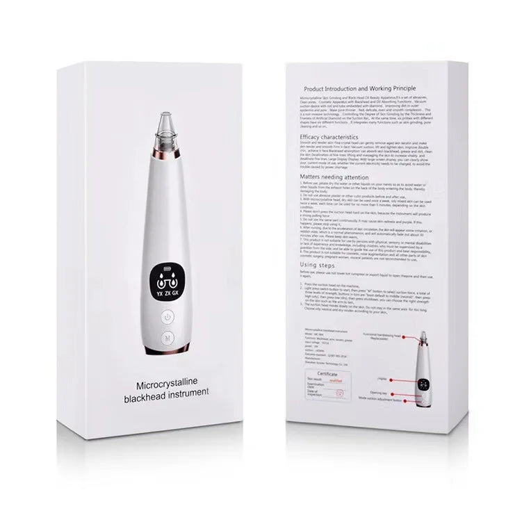 6-in-1 Blackhead Remover & Pore Vacuum – Electric Face Cleansing Device