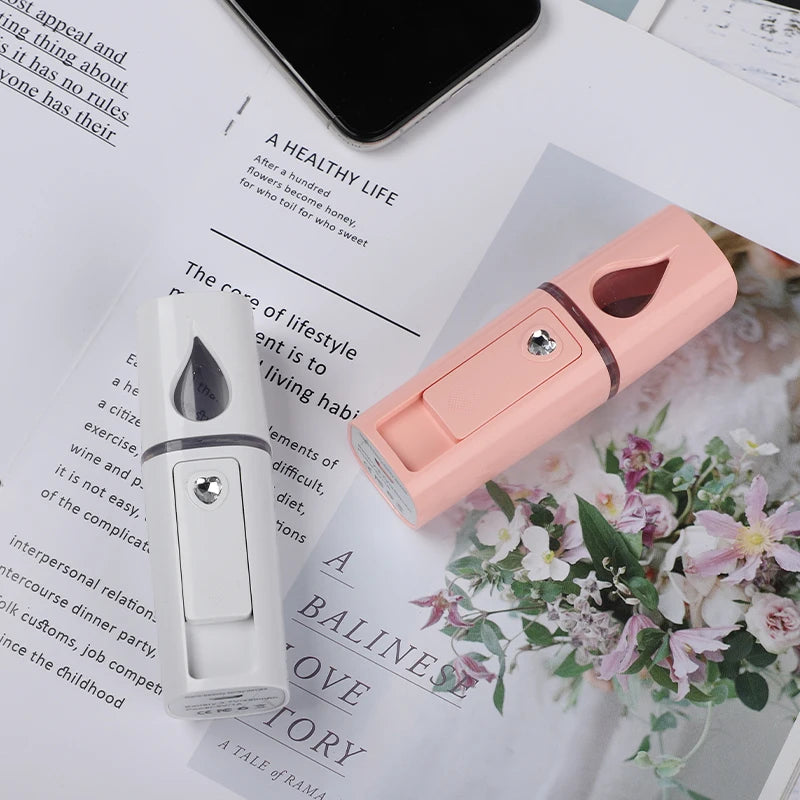 Portable Mini Nano Ionic Facial Mist Sprayer – Deep Hydration