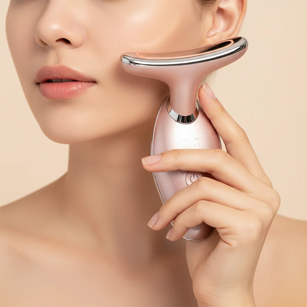 EMS Microcurrent Face & Neck Lift Massager – Firming & Toning Device | Christi's