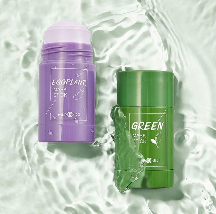 Private Label Wholesale Green Tea Purifying Cleansing Clay Mud Facemask Stick Dry Skin Body Mask Nose Use Skincare