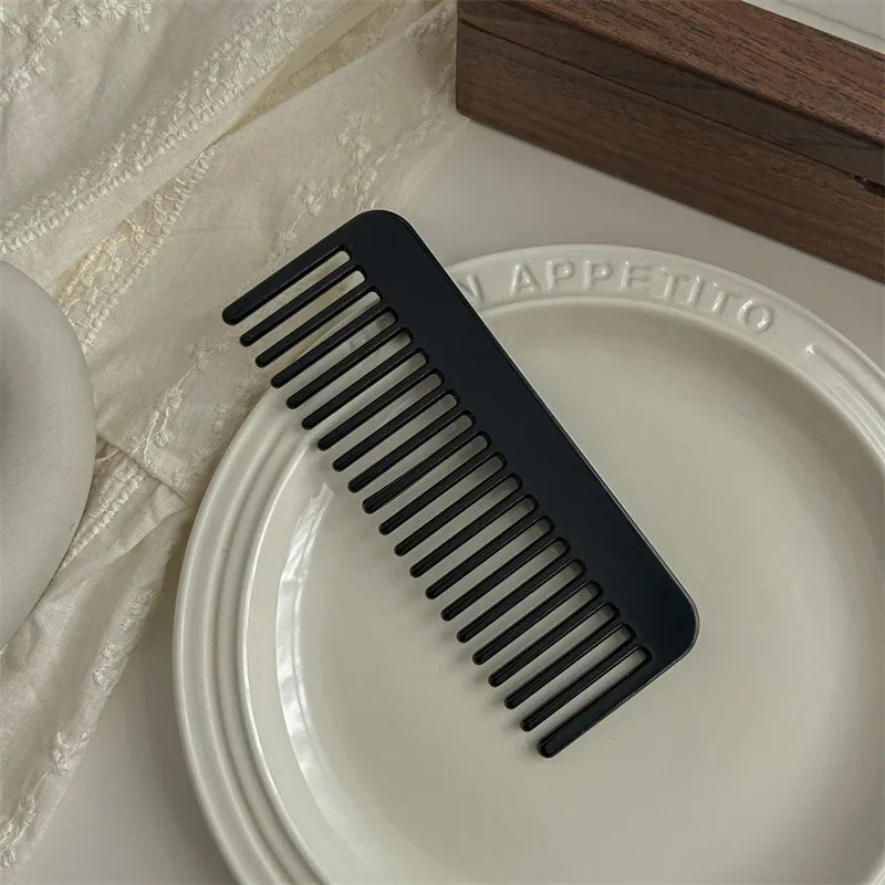 Korean-style exquisite vintage acetate hair comb large wide tooth comb hair curling comb large tooth comb Internet celebrity style hair comb hair accessories for women
