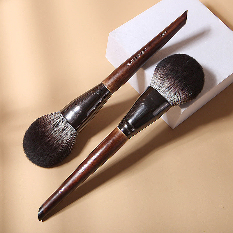 Large Powder Brush – Premium Animal Hair Makeup Brush for Face