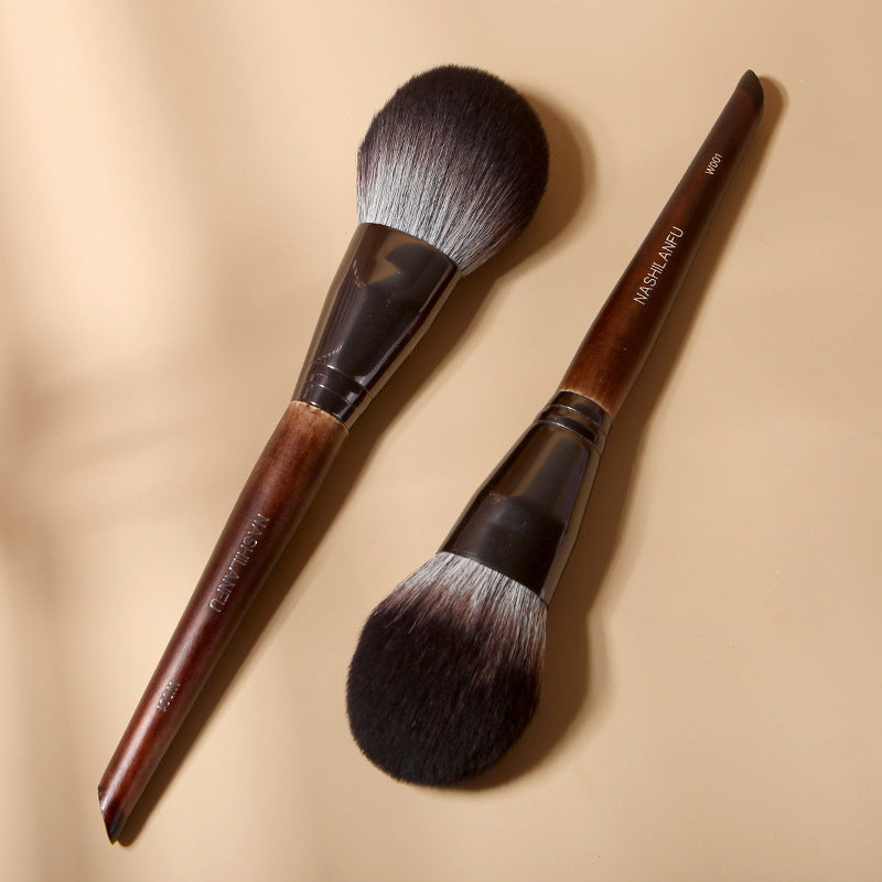 Large Powder Brush – Premium Animal Hair Makeup Brush for Face