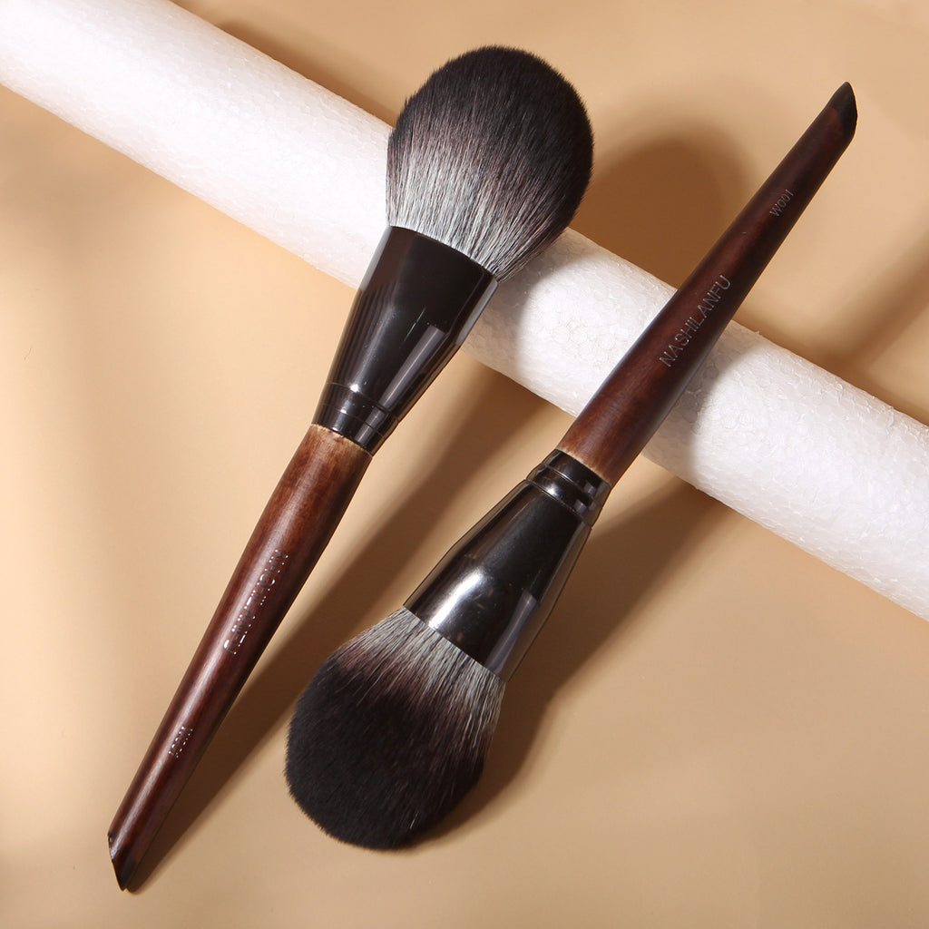 Large Powder Brush – Premium Animal Hair Makeup Brush for Face