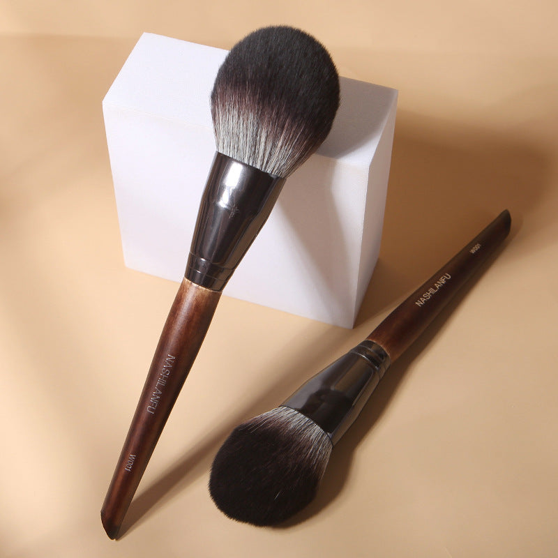 Large Powder Brush – Premium Animal Hair Makeup Brush for Face