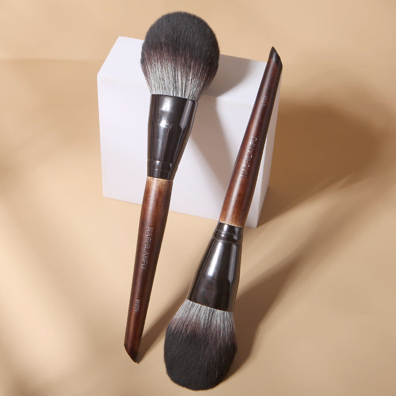 Large Powder Brush – Premium Animal Hair Makeup Brush for Face