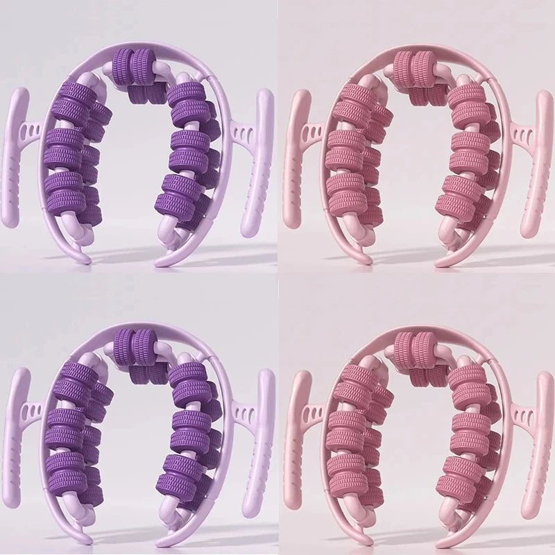 28-Wheel Leg Massager – Anti-Cellulite Slimming Roller for Body