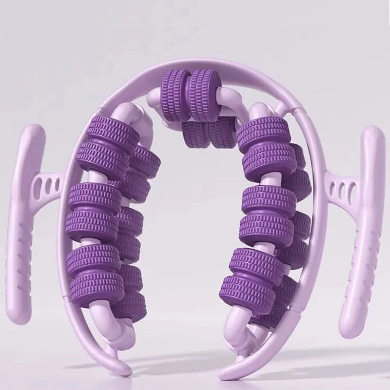 28-Wheel Leg Massager – Anti-Cellulite Slimming Roller for Body