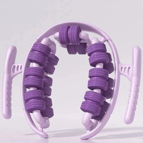 28-Wheel Leg Massager – Anti-Cellulite Slimming Roller for Body