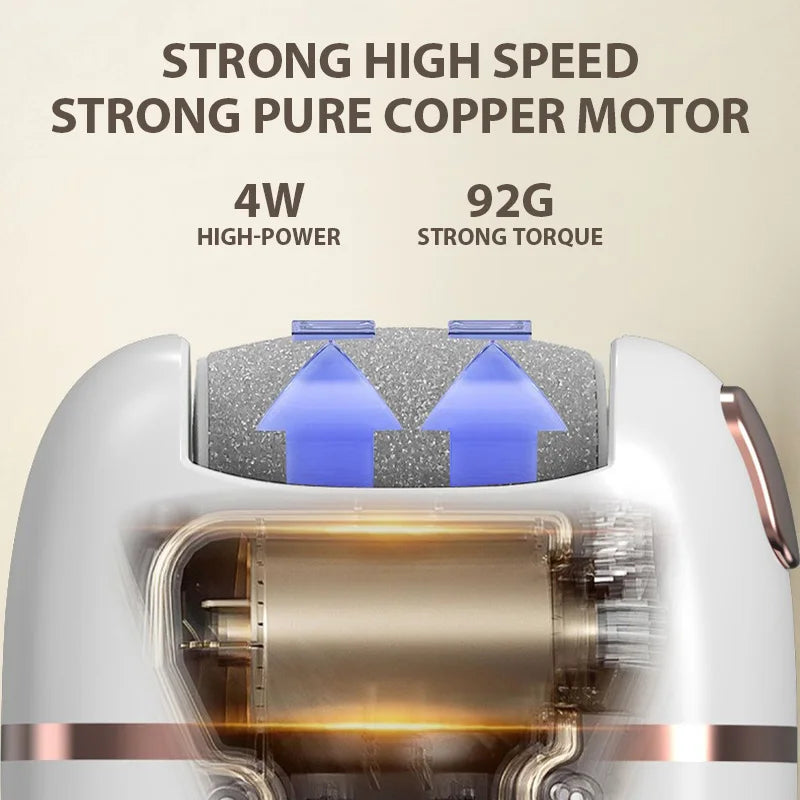 Rechargeable Electric Foot Grinder – Callus Remover & Heel Smoother