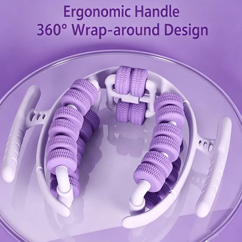 28-Wheel Leg Massager – Anti-Cellulite Slimming Roller for Body