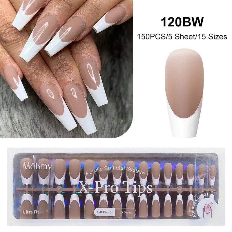 French Press On Gel Nail Tips – Nude Pink Ballet Matte Finish Set