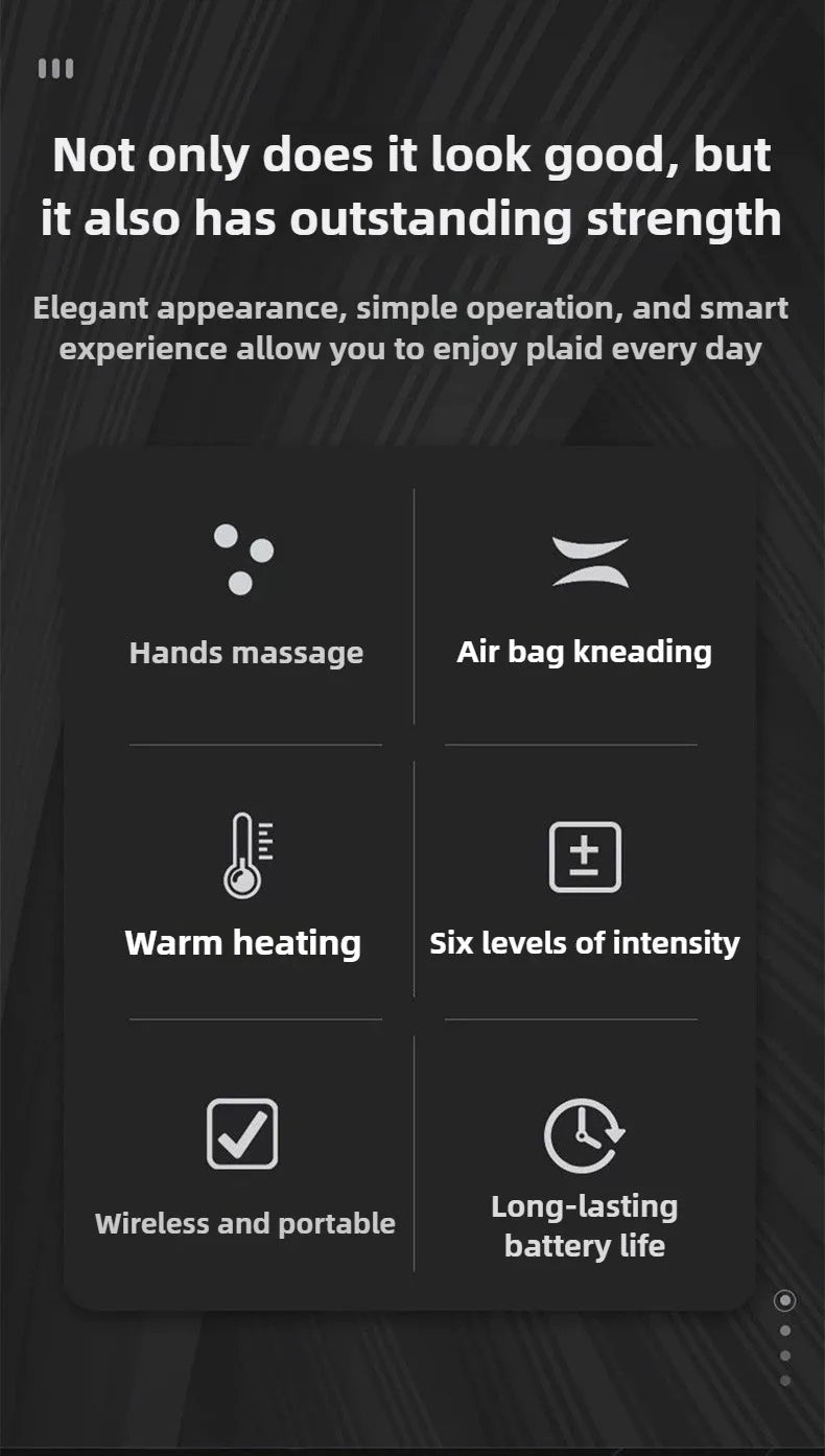 Electric 360° Hand Massager – Air Pressure Relief, Wireless & Portable | Christi's