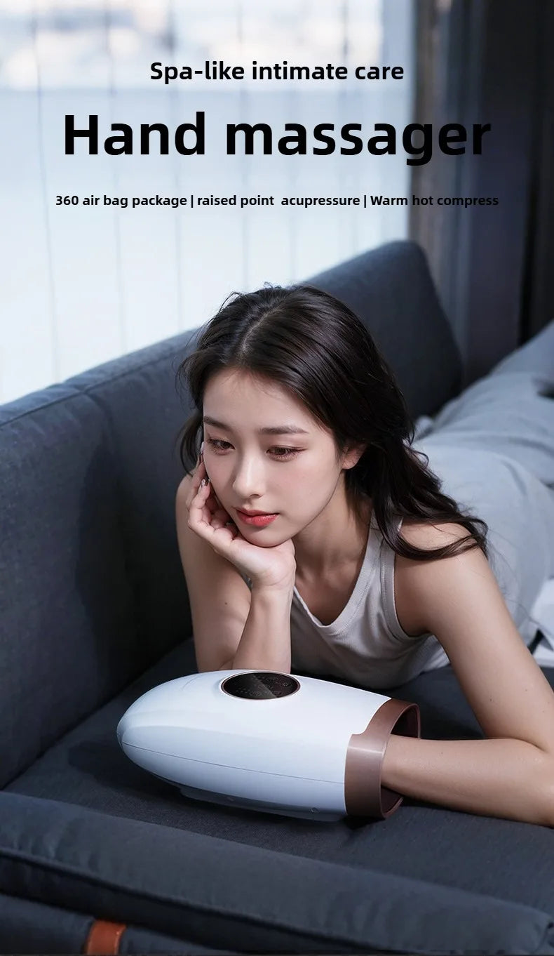 Electric 360° Hand Massager – Air Pressure Relief, Wireless & Portable | Christi's