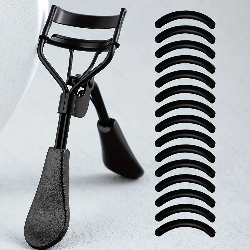 Smooth Handle Stainless Steel Eyelash Curler – Salon-Quality Beauty Tool