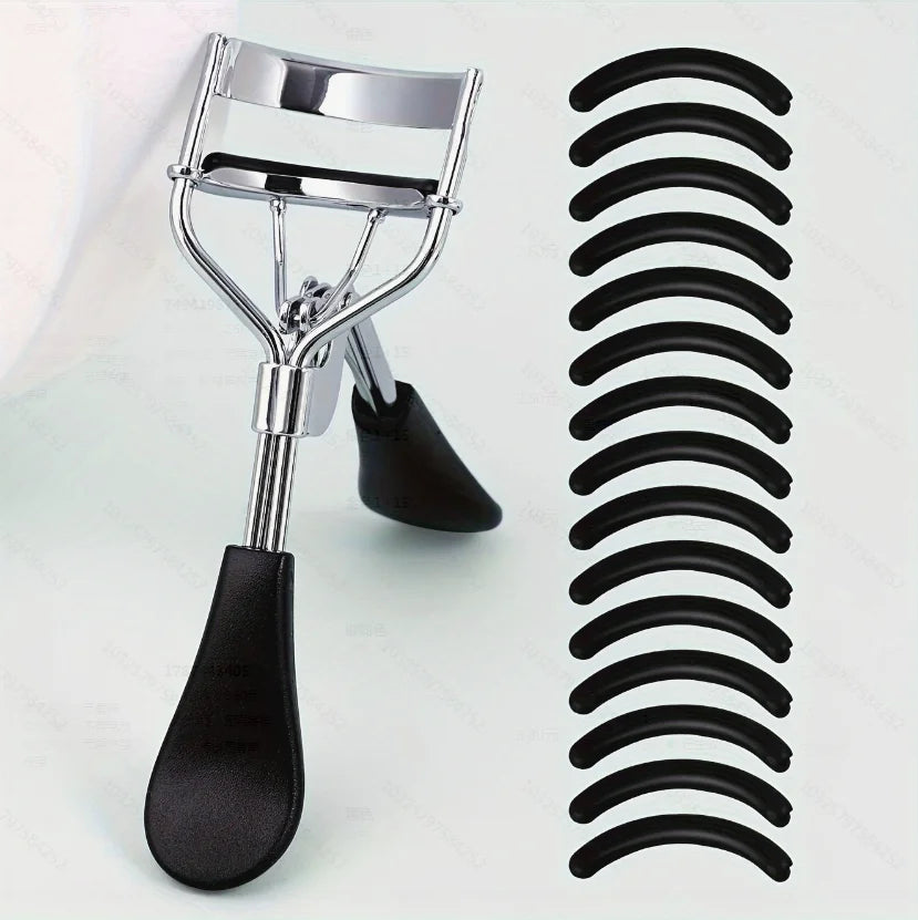 Smooth Handle Stainless Steel Eyelash Curler – Salon-Quality Beauty Tool
